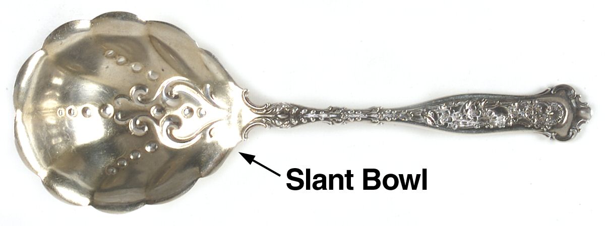 Dresden (Sterling, 1896) Preserve Spoon by Whiting Manf Co-1