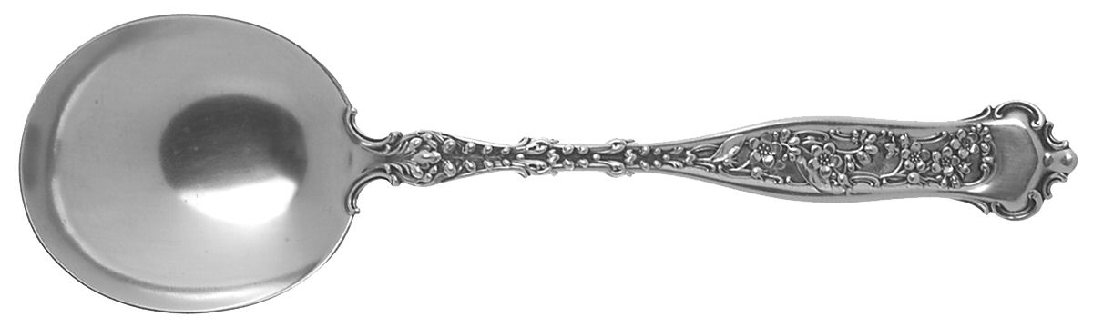 Dresden (Sterling, 1896) Round Bowl Soup Spoon (Gumbo) by Whiting Manf Co-1