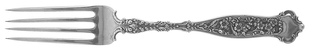 Dresden (Sterling, 1896) Solid Youth Tea Fork by Whiting Manf Co-1