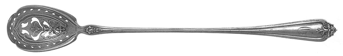 Duchess (Sterling, 1906) Pierced Bowl Long Handle Olive Spoon by Whiting Manf Co-1