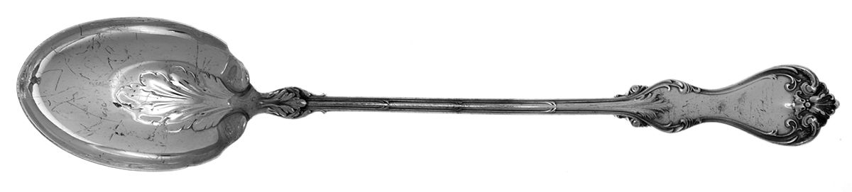 Duke of York (Sterling, 1900) Gravy/Dressing Spoon with Button by Whiting Manf Co-1