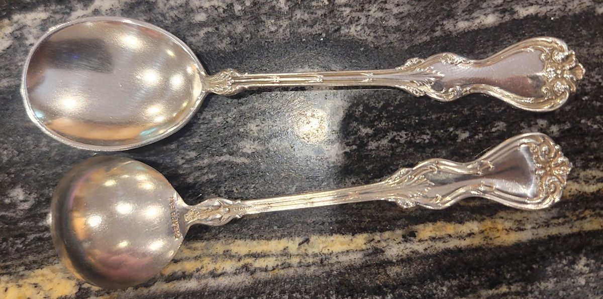 Duke of York (Sterling, 1900) Round Bowl Soup Spoon (Cream Soup) by Whiting Manf Co-1