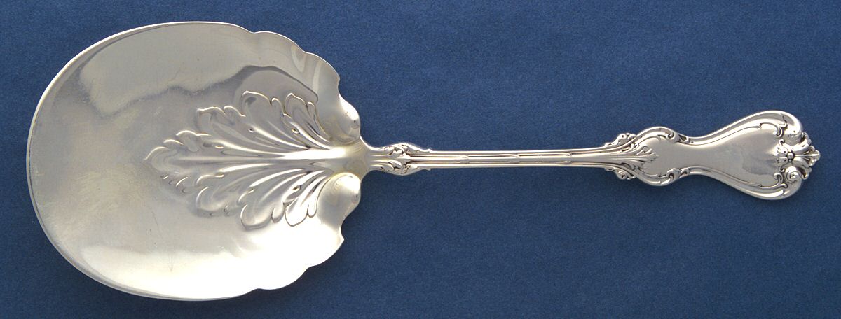 Duke of York (Sterling, 1900) Solid Waffle Server by Whiting Manf Co-1