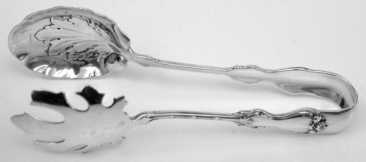 Duke of York (Sterling, 1900) Large Ice Serving Tongs by Whiting Manf Co-1