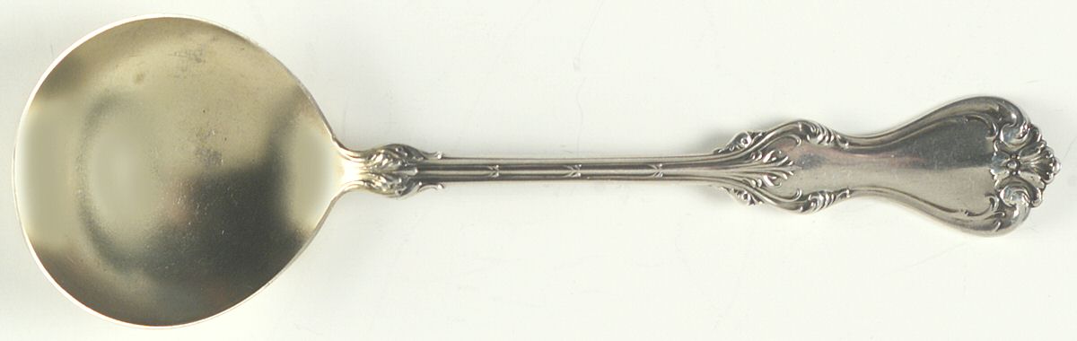 Duke of York (Sterling, 1900) Round Bowl Soup Spoon (Bouillon) by Whiting Manf Co-1