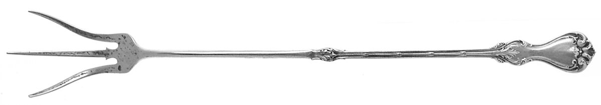 Duke of York (Sterling, 1900) Large Lettuce Serving Fork by Whiting Manf Co-1