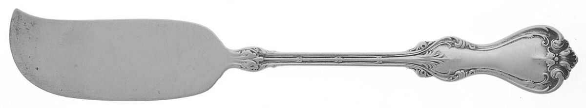 Duke of York (Sterling, 1900) Large Flat Handle Butter Spreader by Whiting Manf Co-1