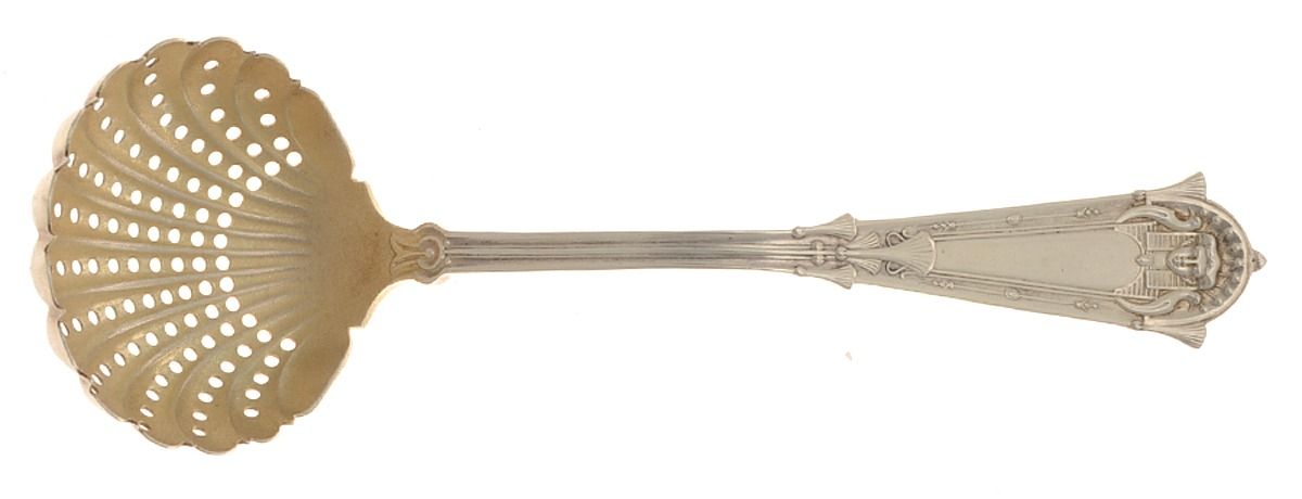 Egyptian (Sterling, 1875) Large Sugar Sifter by Whiting Manf Co-1