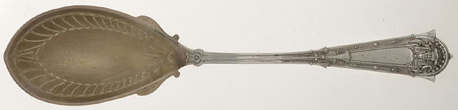 Egyptian (Sterling, 1875) Large Solid Soup Ladle by Whiting Manf Co-1