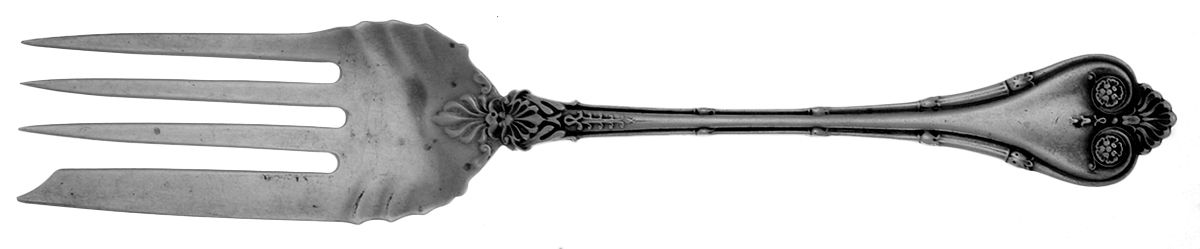 Empire (Sterling, 1892) Fork-Cold Meat/Servg-Sm/Solid by Whiting Manf Co-1