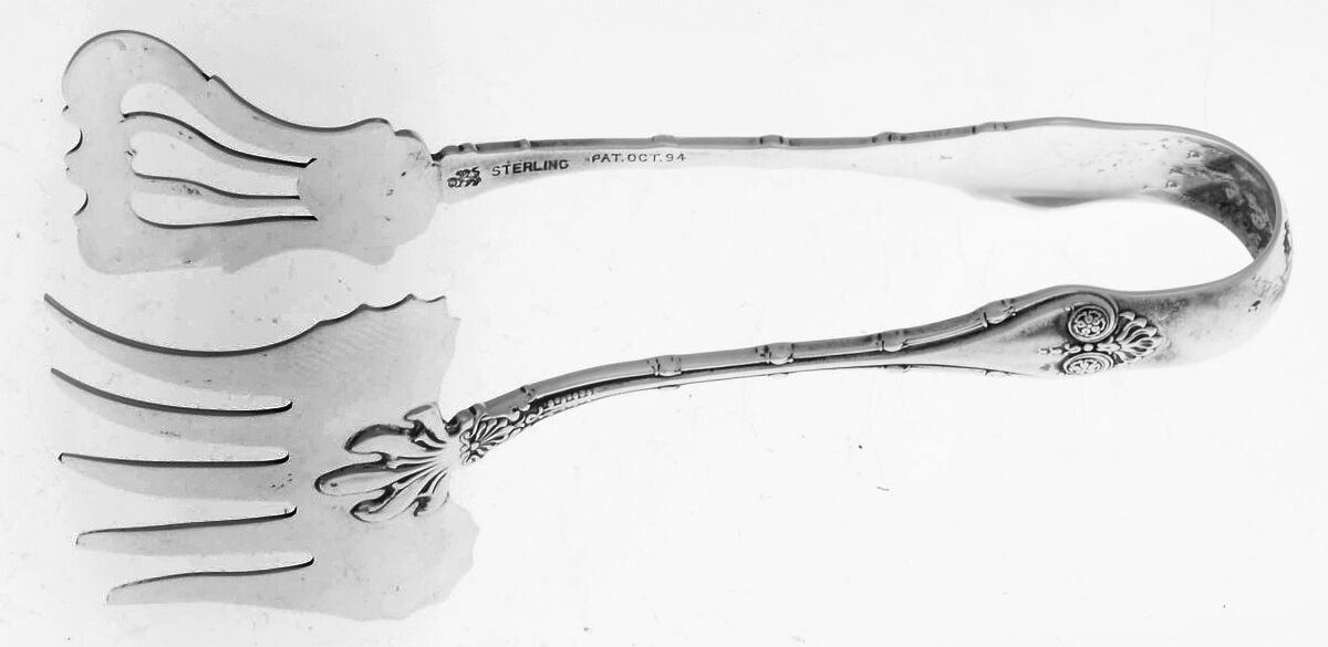 Empire (Sterling, 1892) Sardine Tongs by Whiting Manf Co-1