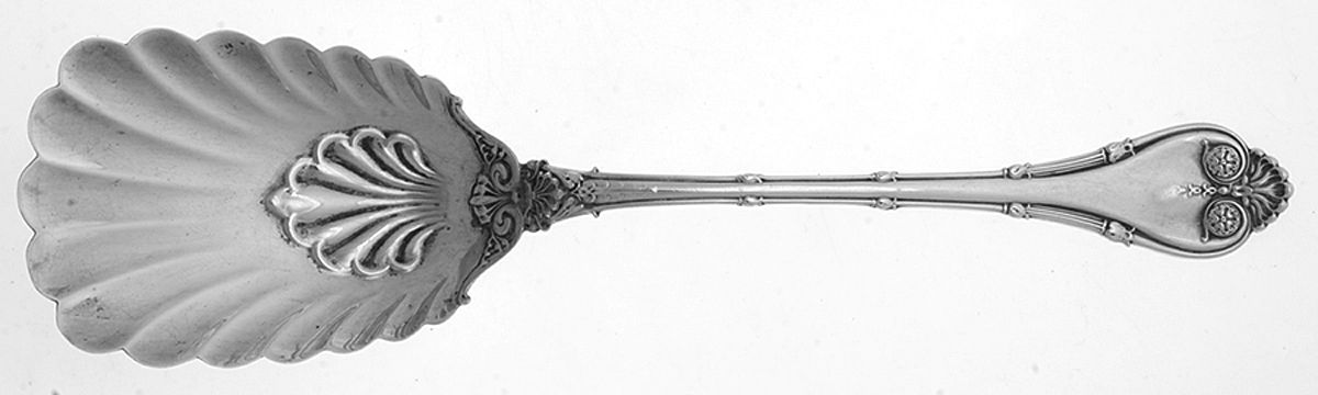 Empire (Sterling, 1892) Solid Salad Serving Spoon by Whiting Manf Co-1