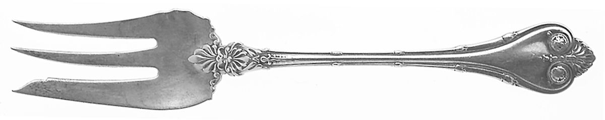 Empire (Sterling, 1892) Individual Pie Fork by Whiting Manf Co-1