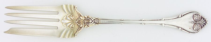 Empire (Sterling, 1892) Medium Solid Cold Meat Serving Fork by Whiting Manf Co-1