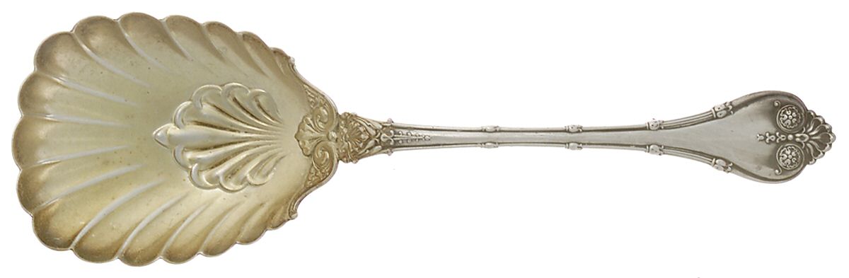 Empire (Sterling, 1892) Small Solid Berry/Casserole Spoon by Whiting Manf Co-1