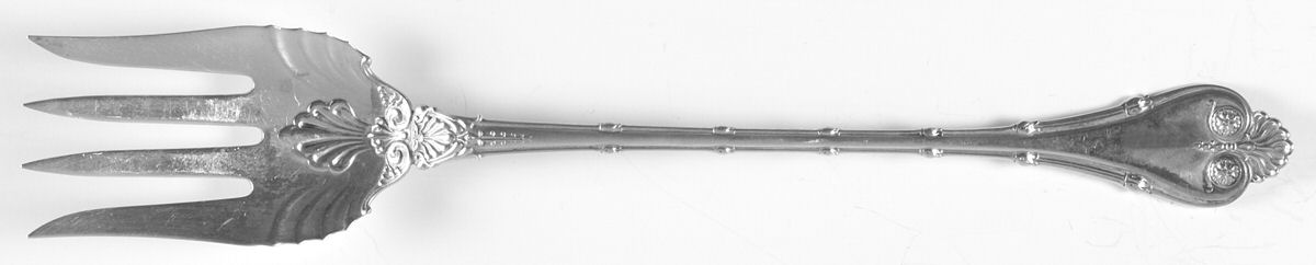 Empire (Sterling, 1892) Oversize Solid Salad Servng Fork by Whiting Manf Co-1