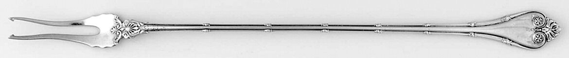 Empire (Sterling, 1892) Long Handle Olive Fork by Whiting Manf Co-1