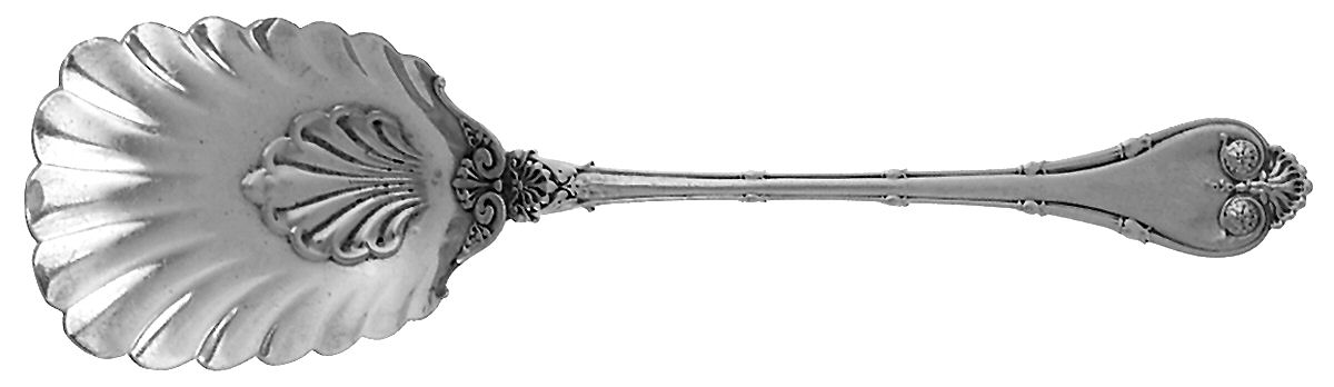 Empire (Sterling, 1892) Solid Smooth Berry/Casserole Spoon by Whiting Manf Co-1
