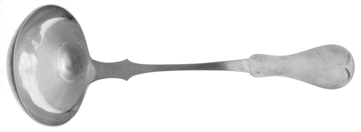 Fiddle (Sterling, 1890) Oyster Ladle Solid Piece by Whiting Manf Co-1