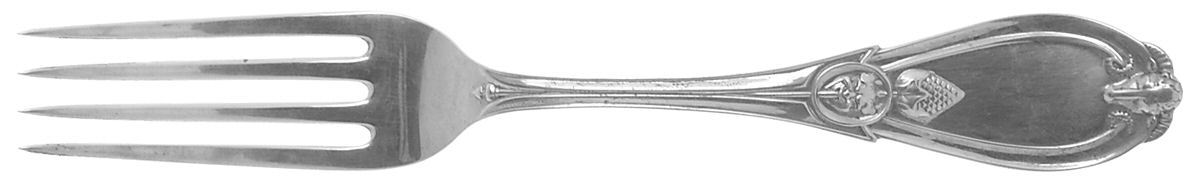 Grecian (Sterling, 1862, No Monograms) Fork by Whiting Manf Co-1
