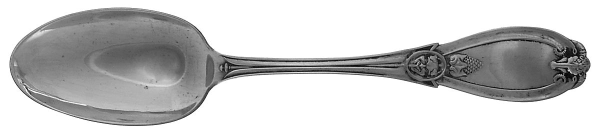 Grecian (Sterling, 1862, No Monograms) Tablespoon (Serving Spoon) by Whiting Manf Co-1