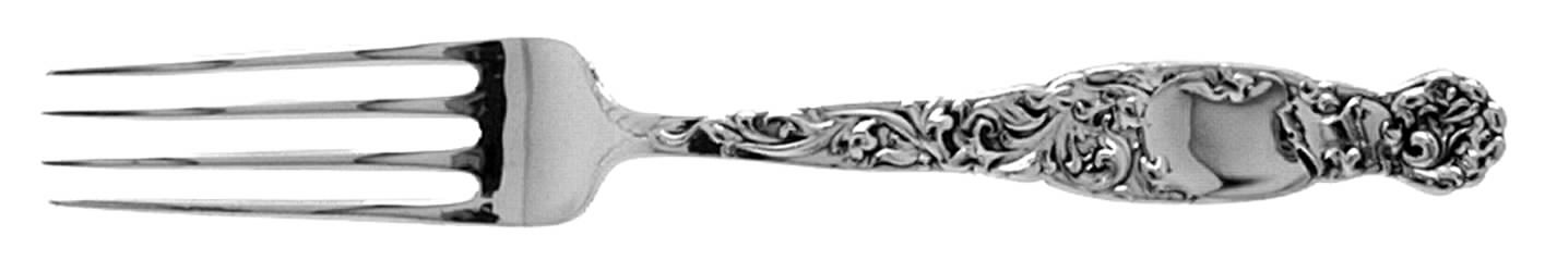 Heraldic (Sterling, 1880) Fork by Whiting Manf Co-1