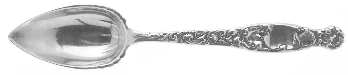 Heraldic (Sterling, 1880) Orange Spoon by Whiting Manf Co-1