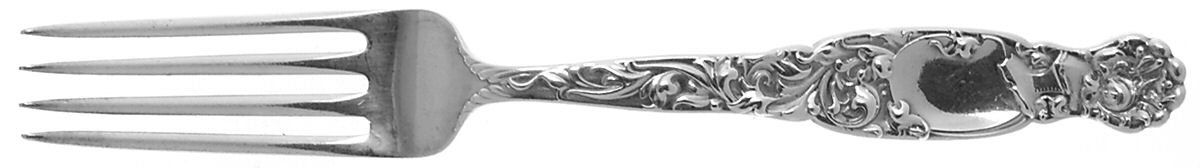 Heraldic (Sterling, 1880) Fork by Whiting Manf Co-1