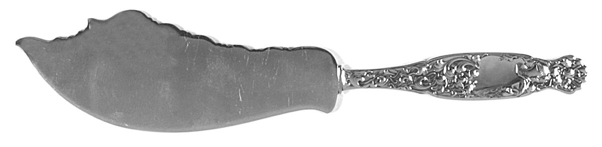 Heraldic (Sterling, 1880) Large Solid Ice Cream Slicer by Whiting Manf Co-1