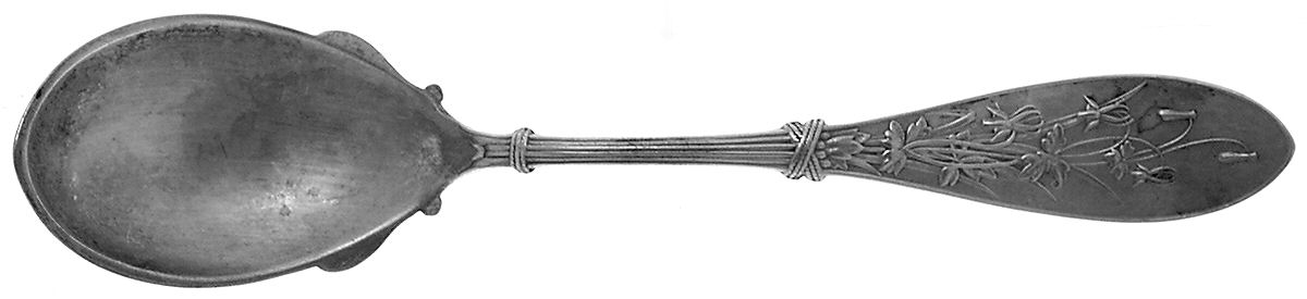 Honeysuckle (Sterling, 1870) Large Jelly Spoon by Whiting Manf Co-1