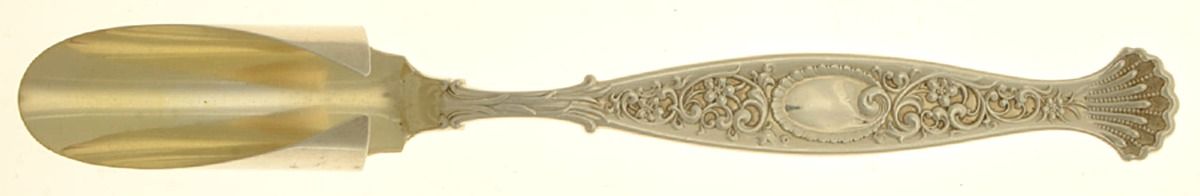 Hyperion (Sterling, 1888) Solid Large Cheese Scoop by Whiting Manf Co-1