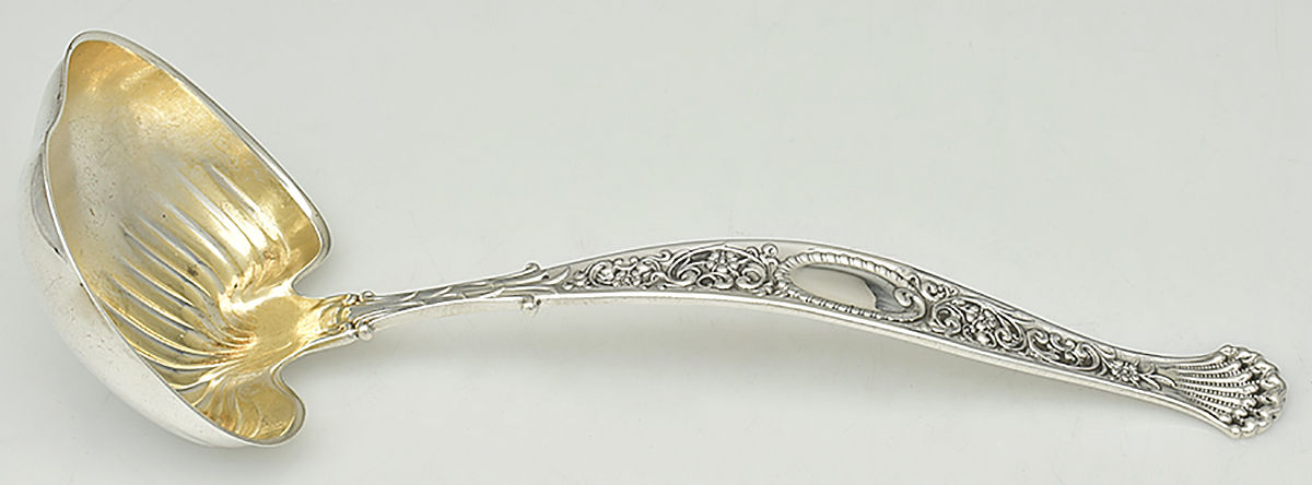 Hyperion (Sterling, 1888) Oyster Ladle Solid Piece by Whiting Manf Co-1