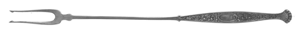 Hyperion (Sterling, 1888) Long Handle Olive Fork by Whiting Manf Co-1