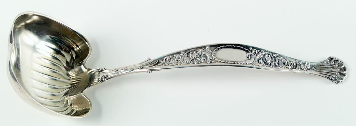 Hyperion (Sterling, 1888) Solid Soup Ladle by Whiting Manf Co-1