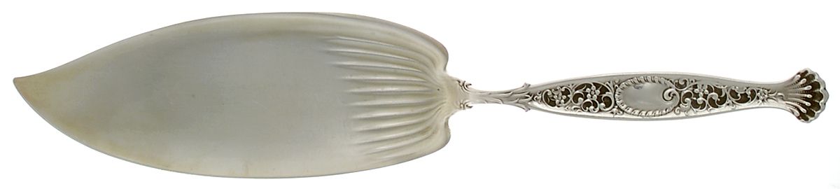 Hyperion (Sterling, 1888) Large Solid Fish Serving Knife by Whiting Manf Co-1
