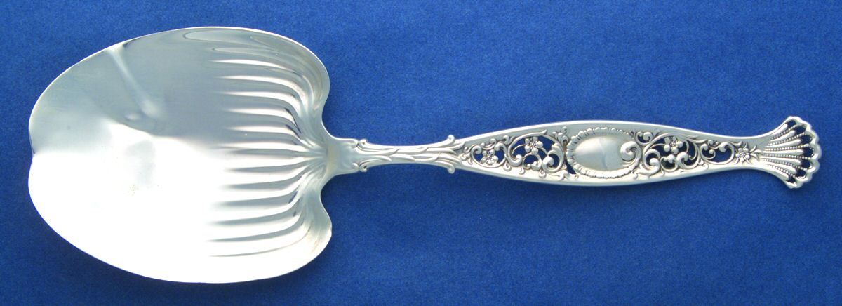 Hyperion (Sterling, 1888) Solid Waffle Server by Whiting Manf Co-1