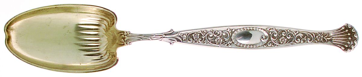 Hyperion (Sterling, 1888) Oversize Solid Salad Serving Spoon by Whiting Manf Co-1