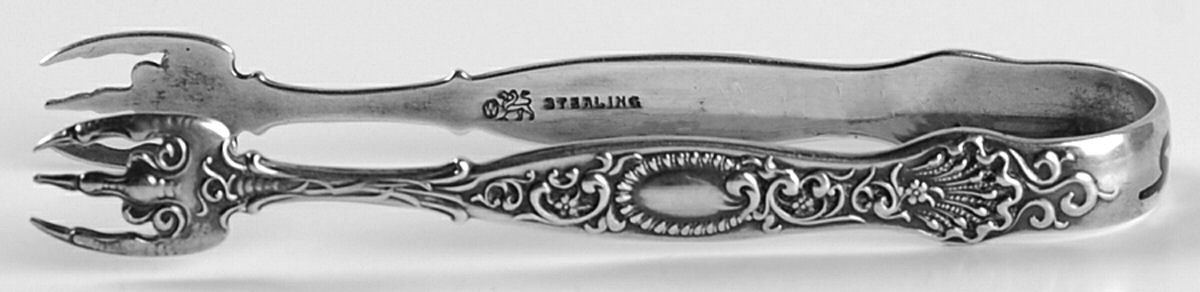 Hyperion (Sterling, 1888) Bon Bon Tongs by Whiting Manf Co-1