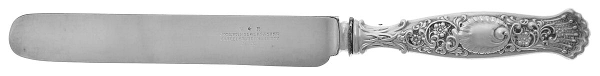 Hyperion (Sterling, 1888) Blunt Hollow Knife with Bolster by Whiting Manf Co-1