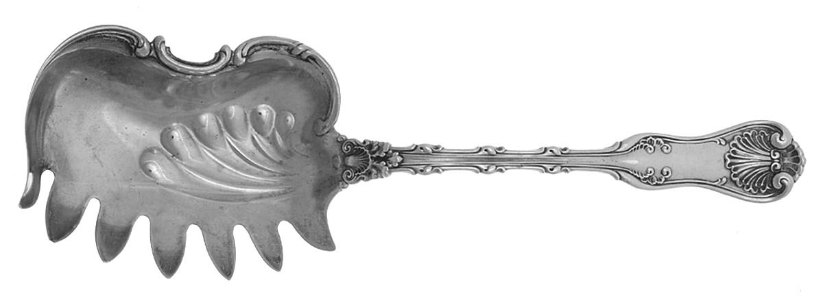 Imperial Queen (Sterling, 1893) Solid Macaroni Server by Whiting Manf Co-1