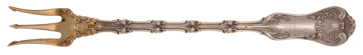 Imperial Queen (Sterling, 1893) Oyster Fork by Whiting Manf Co-1