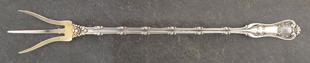 Imperial Queen (Sterling, 1893) Large Lettuce Serving Fork by Whiting Manf Co-1