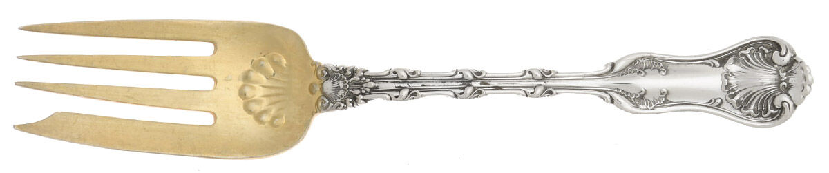 Imperial Queen (Sterling, 1893) New Style Salad Fork by Whiting Manf Co-1