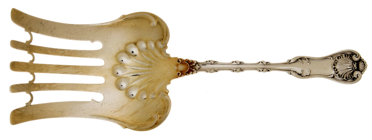 Imperial Queen (Sterling, 1893) Solid Asparagus Server by Whiting Manf Co-1