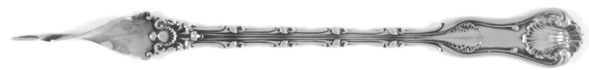 Imperial Queen (Sterling, 1893) 1 Twisted Tine Butter Pick by Whiting Manf Co-1