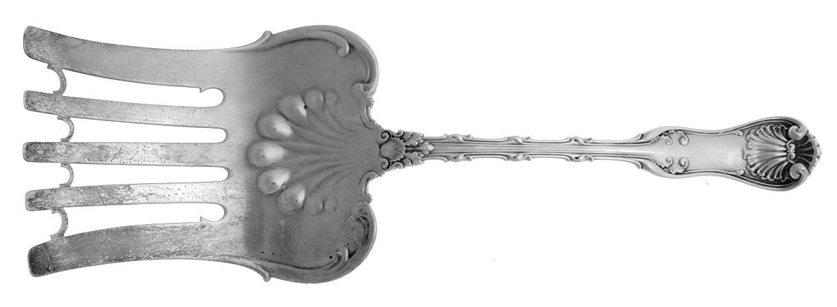 Imperial Queen (Sterling, 1893) Oversize Solid Asparagus Server by Whiting Manf Co-1