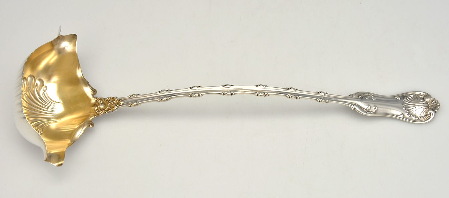 Imperial Queen (Sterling, 1893) Punch Ladle Solid Piece by Whiting Manf Co-1