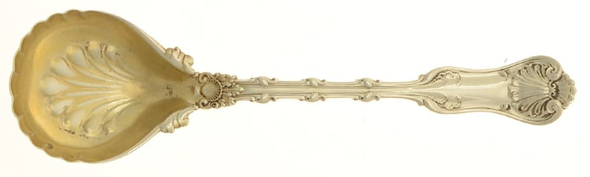 Imperial Queen (Sterling, 1893) Large Jelly Spoon by Whiting Manf Co-1