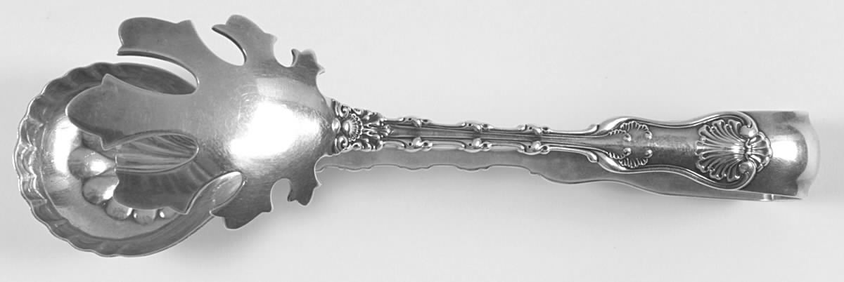 Imperial Queen (Sterling, 1893) Small Ice Serving Tongs by Whiting Manf Co-1