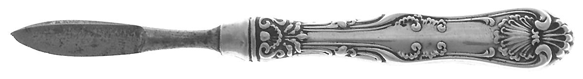 Imperial Queen (Sterling, 1893) Paper Cutter Hollow Handle Small by Whiting Manf Co-1